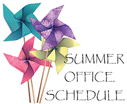 summer office schedule