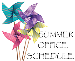 
Summer Schedule