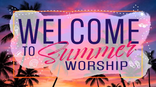 
Welcome message